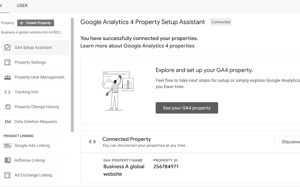 Add Data Stream to Google Analytics 4