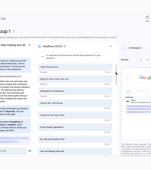 Google Ads Generative AI Experience - MVee Media - SEO and PPC London