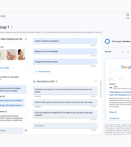 Google Ads Generative AI Experience - MVee Media - SEO and PPC London