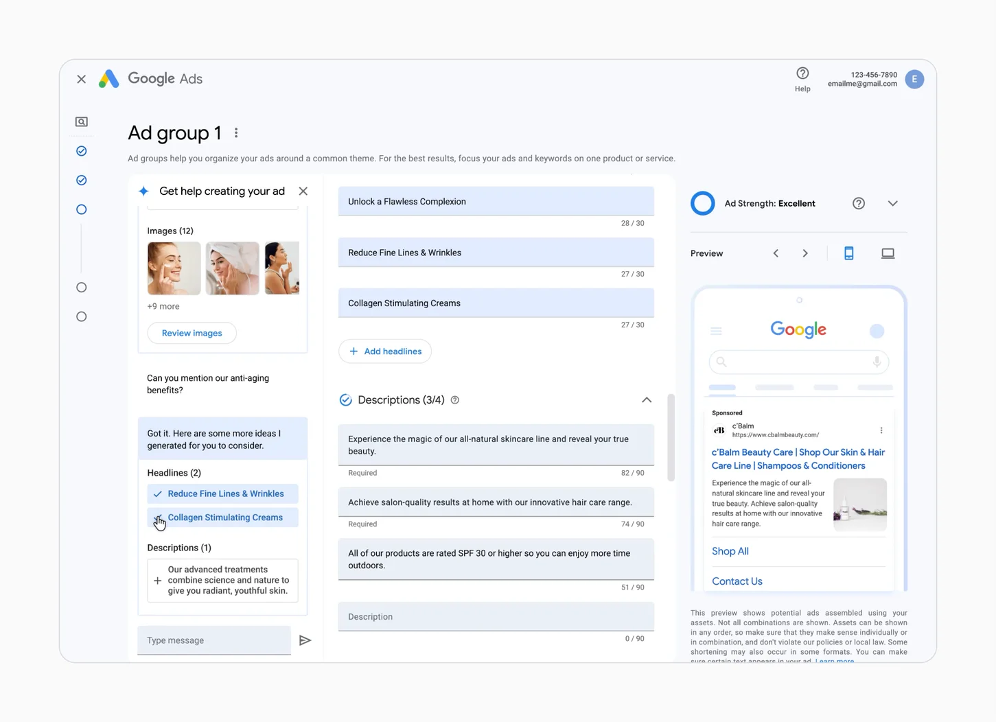 Google Ads Generative AI Experience - MVee Media - SEO and PPC London