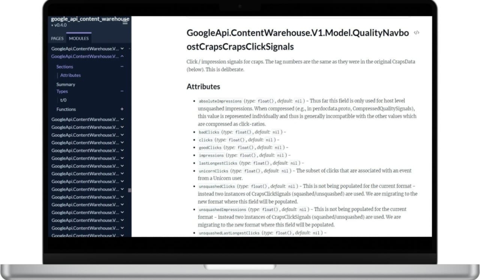 Google Ranking API Data Leak - MVee Media - SEO Agency
